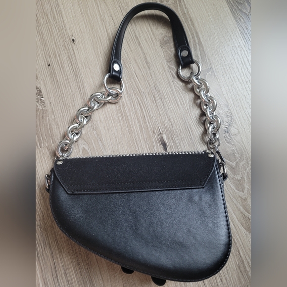 LIKE NEW EMBELLISHED MINI SADDLE BAG - Picture 2 of 4